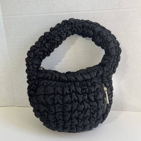 Jason Wu Fay Bubbles Puffy Shoulder Bag Black Quilted Small NEW - Picture 6 of 14